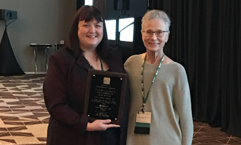 Laura Markley (left), MD, FAAP, FAPA, FACLP, and Susan Turkel, MD, FAACAP, DFAPA, FACLP