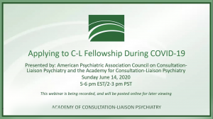 Applying to a CL Fellowship During COVID-19