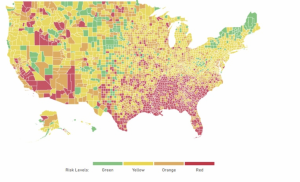 Comparative Risk by US County